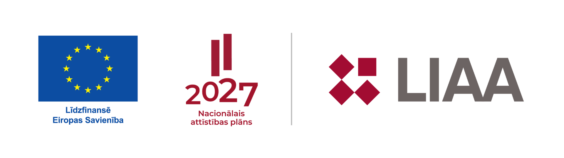 Līdzfinansē Eiropas Savienība · Nacionālais attīstības plāns 2027 · LIAA